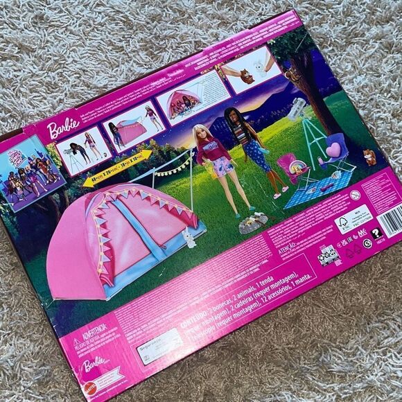 NIB Barbie Mattell Lets Go Camping Tent - Picture 4 of 10